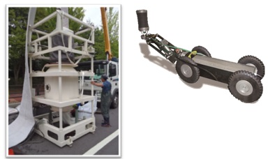 수직원통형의 반전탱크를 이용한 관로 전체보수 및 틸팅로봇으 이용한 연결관 접합부 보수 기술(R.T.M.공법)